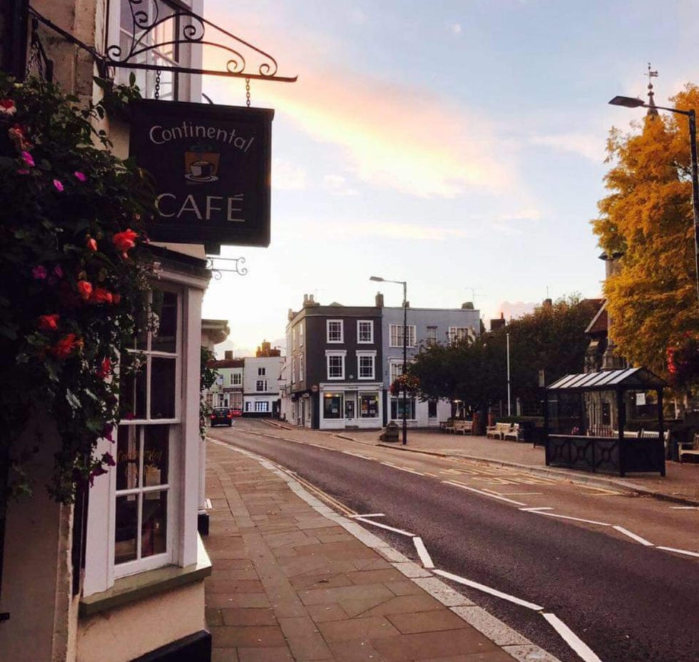 Continental Café Outdoor Dining Maldon Tea Room & Restaurant