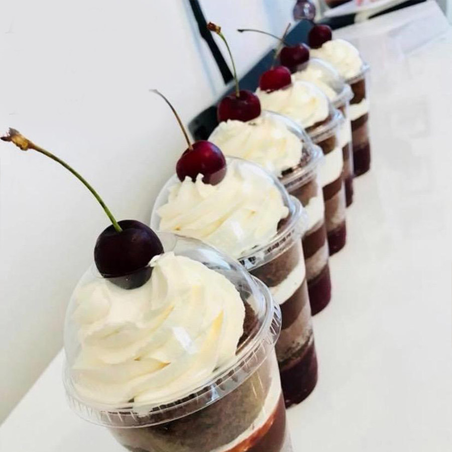 Fresh Cream Black Forest Dessert Cups