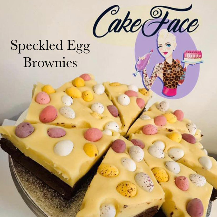 Speckled Egg Brownies