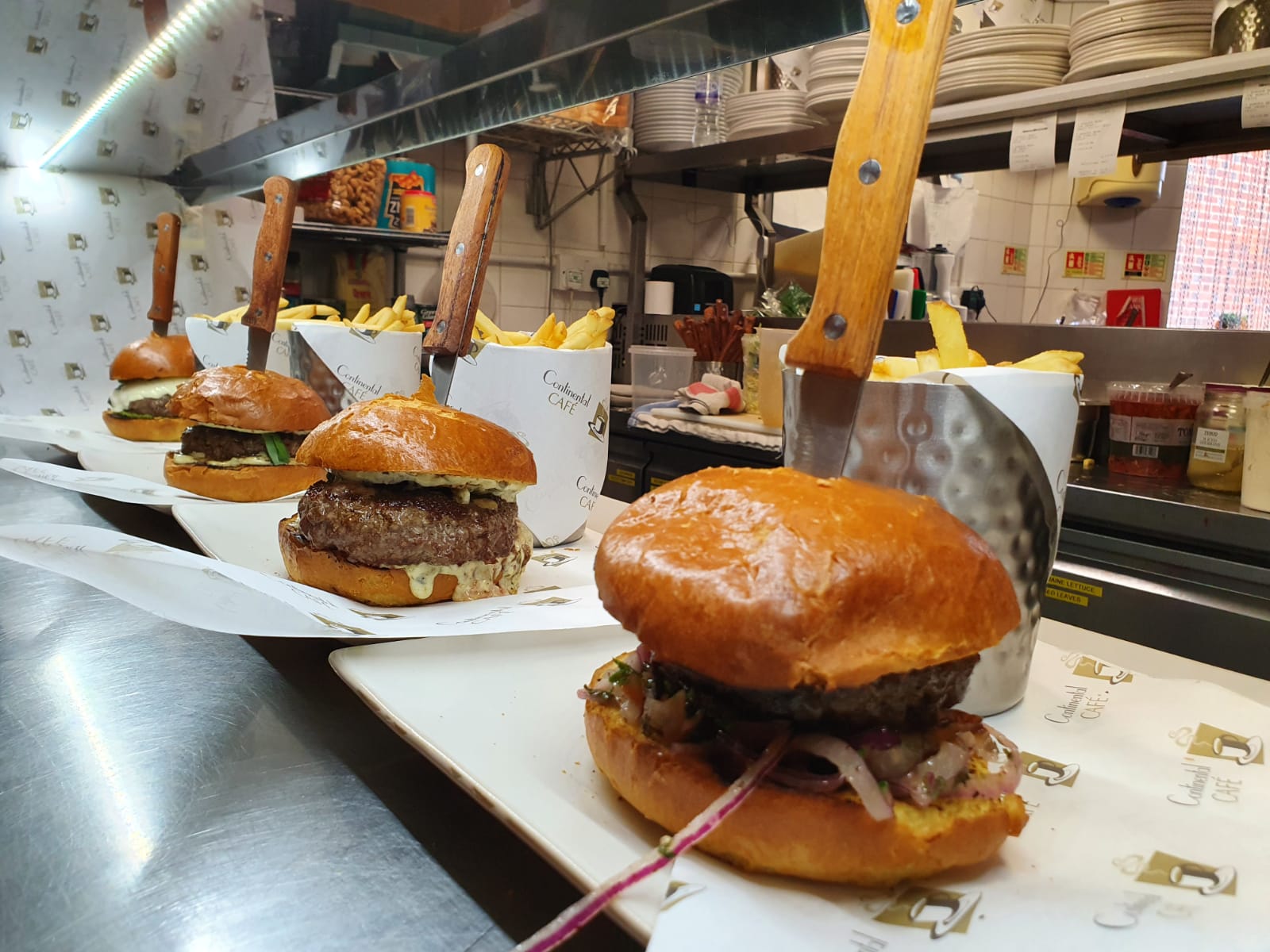 Maldon Gourmet Burger Night Outdoor Seating Cafe